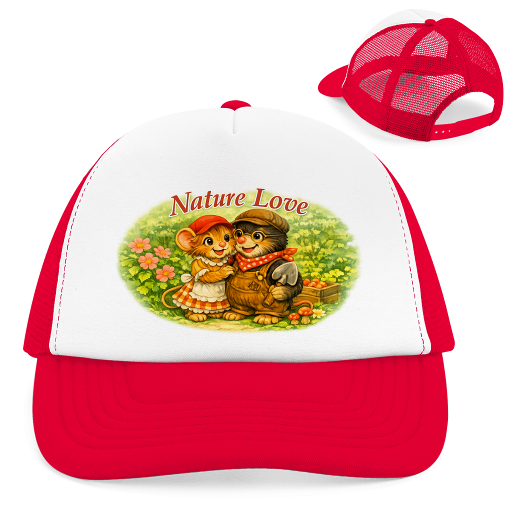 Retro Cap - Kollektion Nature Love - Emmi u. Mauli "Gartenmaus Willi"