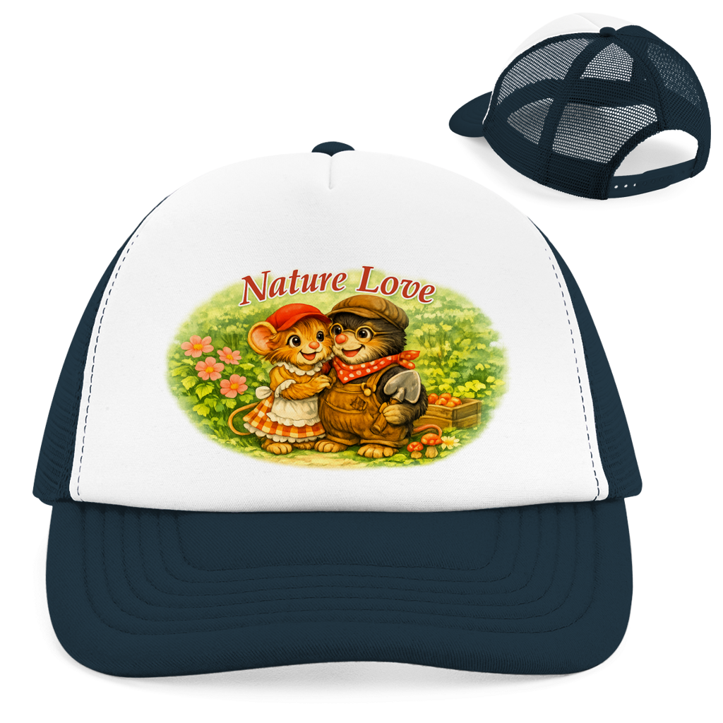 Retro Cap - Kollektion Nature Love - Emmi u. Mauli "Gartenmaus Willi"