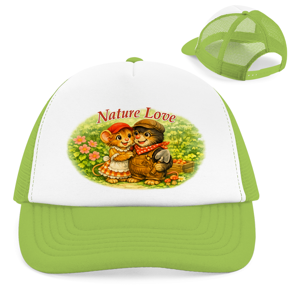 Retro Cap - Kollektion Nature Love - Emmi u. Mauli "Gartenmaus Willi"