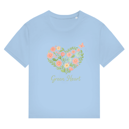 Damen - ST/ST Muser - T-Shirt Green Heart