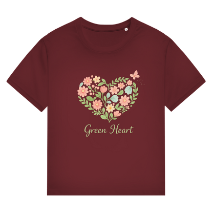 Damen - ST/ST Muser - T-Shirt Green Heart