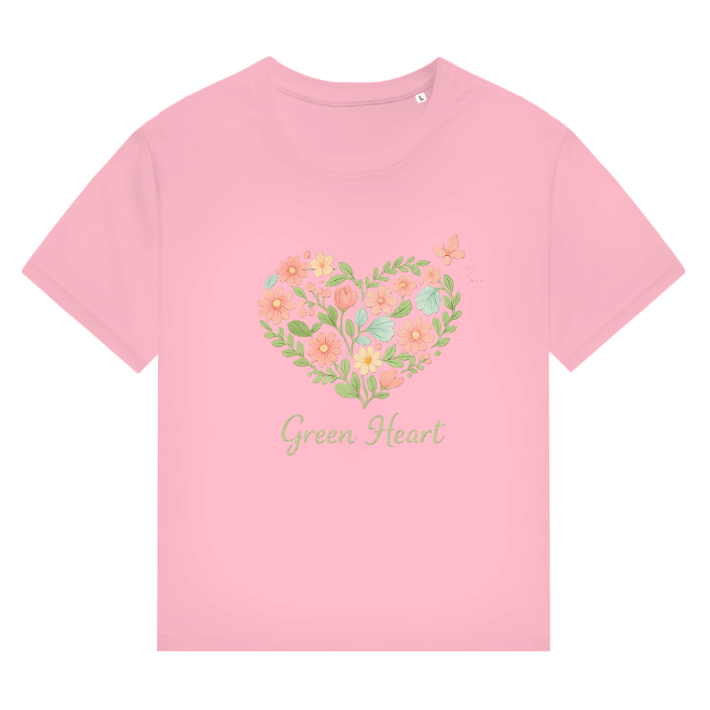 Damen - ST/ST Muser - T-Shirt Green Heart