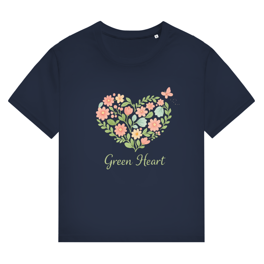Damen - ST/ST Muser - T-Shirt Green Heart