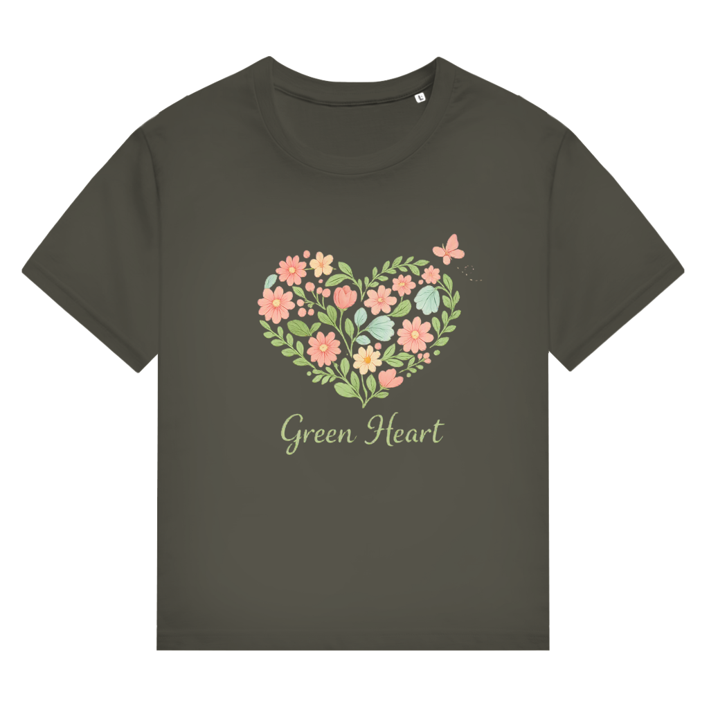Damen - ST/ST Muser - T-Shirt Green Heart