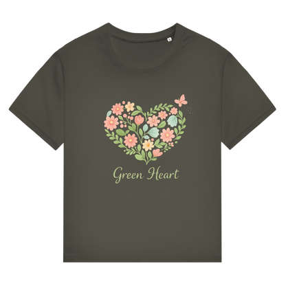 Damen - ST/ST Muser - T-Shirt Green Heart