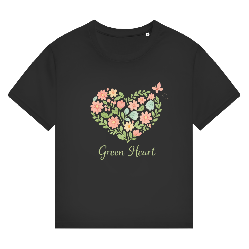 Damen - ST/ST Muser - T-Shirt Green Heart