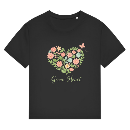 Damen - ST/ST Muser - T-Shirt Green Heart