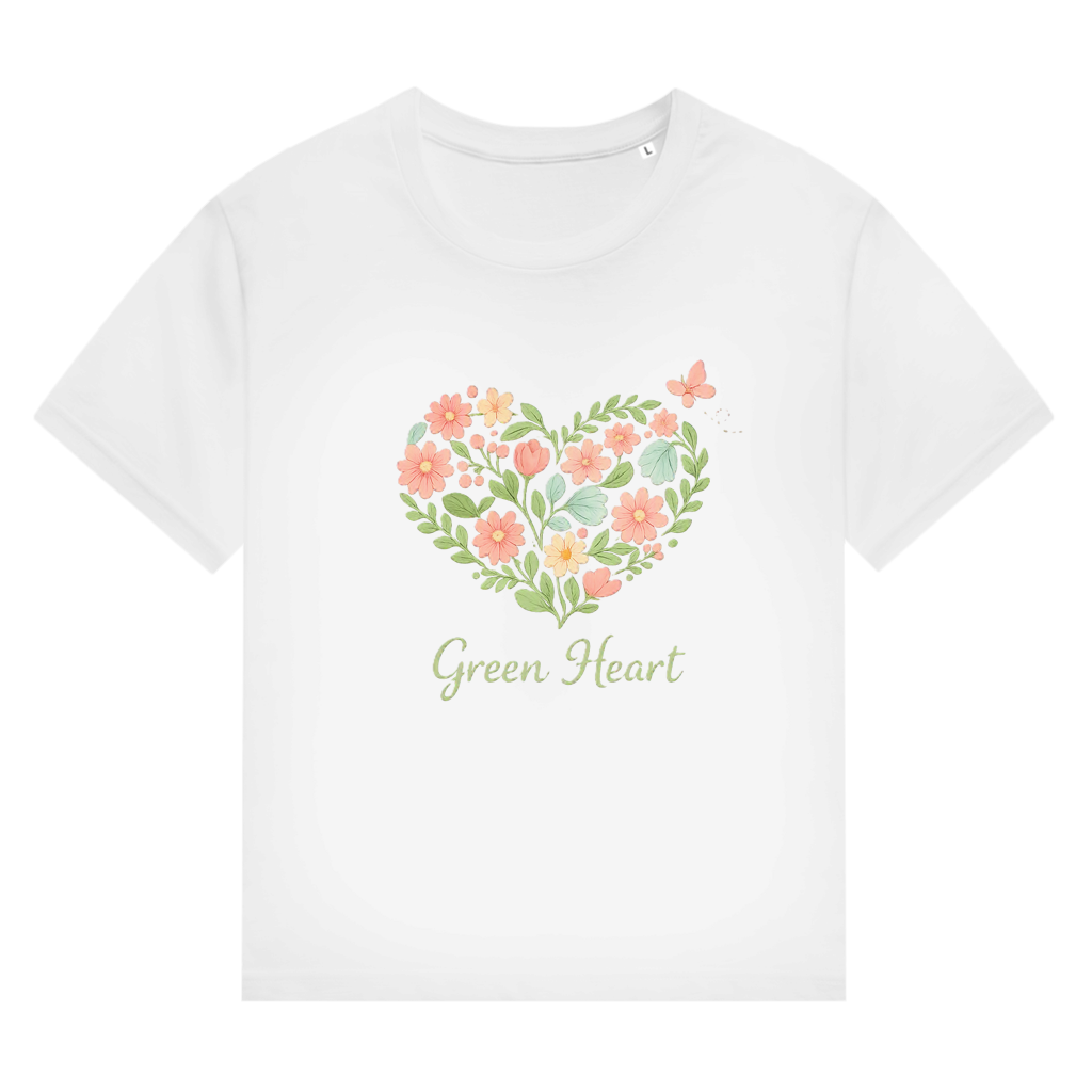 Damen - ST/ST Muser - T-Shirt Green Heart