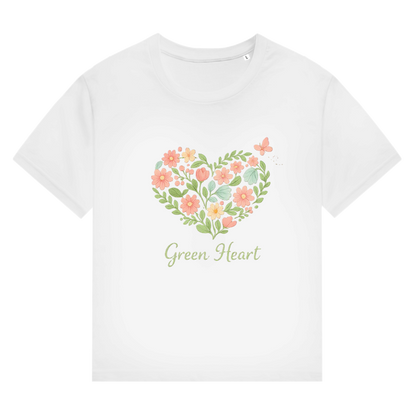 Damen - ST/ST Muser - T-Shirt Green Heart