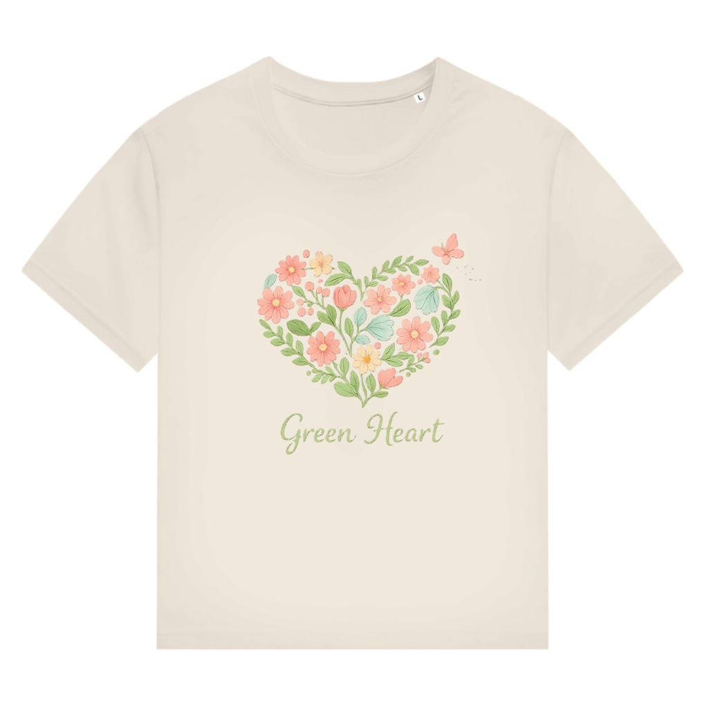 Damen - ST/ST Muser - T-Shirt Green Heart