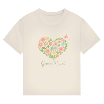 Damen - ST/ST Muser - T-Shirt Green Heart