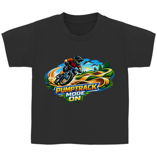 Kinder Basic T-Shirt Pumptrack -  Mode on - Natur