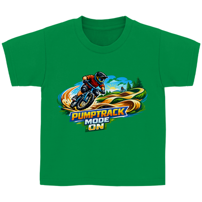 Kinder Basic T-Shirt Pumptrack -  Mode on - Natur