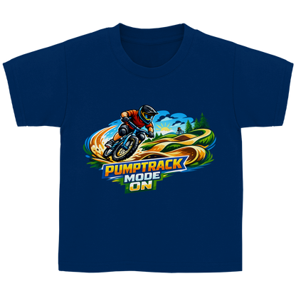 Kinder Basic T-Shirt Pumptrack -  Mode on - Natur