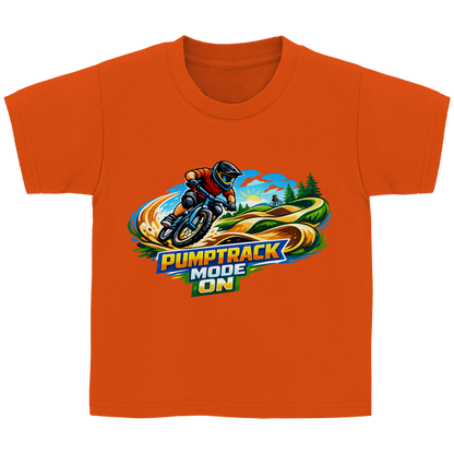 Kinder Basic T-Shirt Pumptrack -  Mode on - Natur