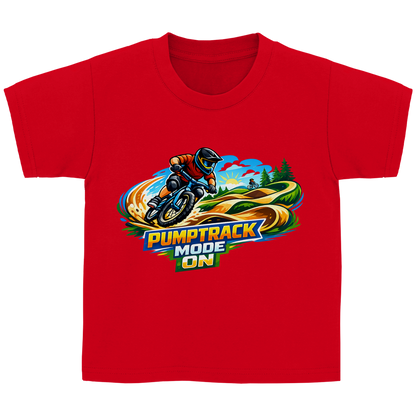 Kinder Basic T-Shirt Pumptrack -  Mode on - Natur