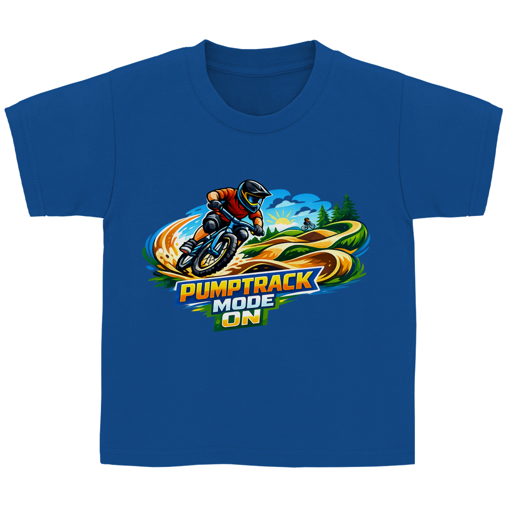 Kinder Basic T-Shirt Pumptrack -  Mode on - Natur