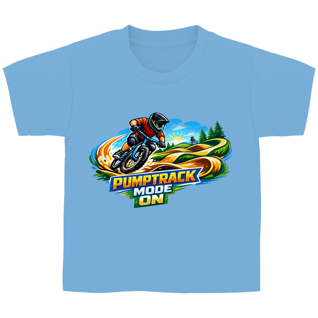 Kinder Basic T-Shirt Pumptrack -  Mode on - Natur
