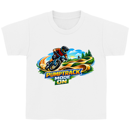 Kinder Basic T-Shirt Pumptrack -  Mode on - Natur