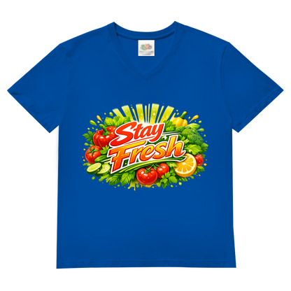 Herren Basic V-Neck T-Shirt Stay Fresh 2