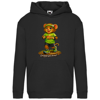 Kids Basic Hoodie Willi als Nordic Walker