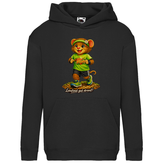 Kids Basic Hoodie Willi als Nordic Walker