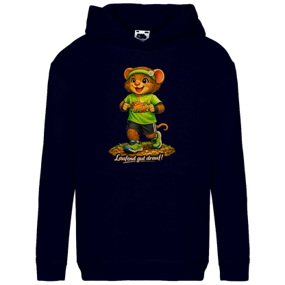 Kids Basic Hoodie Willi als Nordic Walker