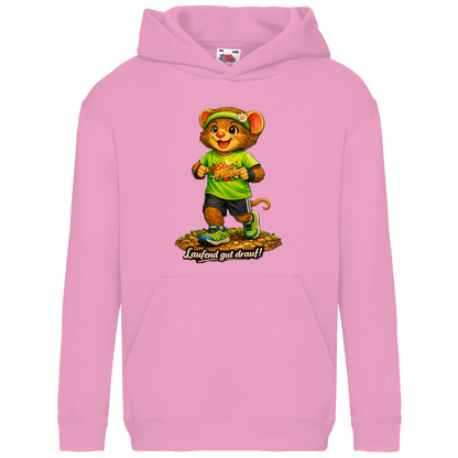 Kids Basic Hoodie Willi als Nordic Walker