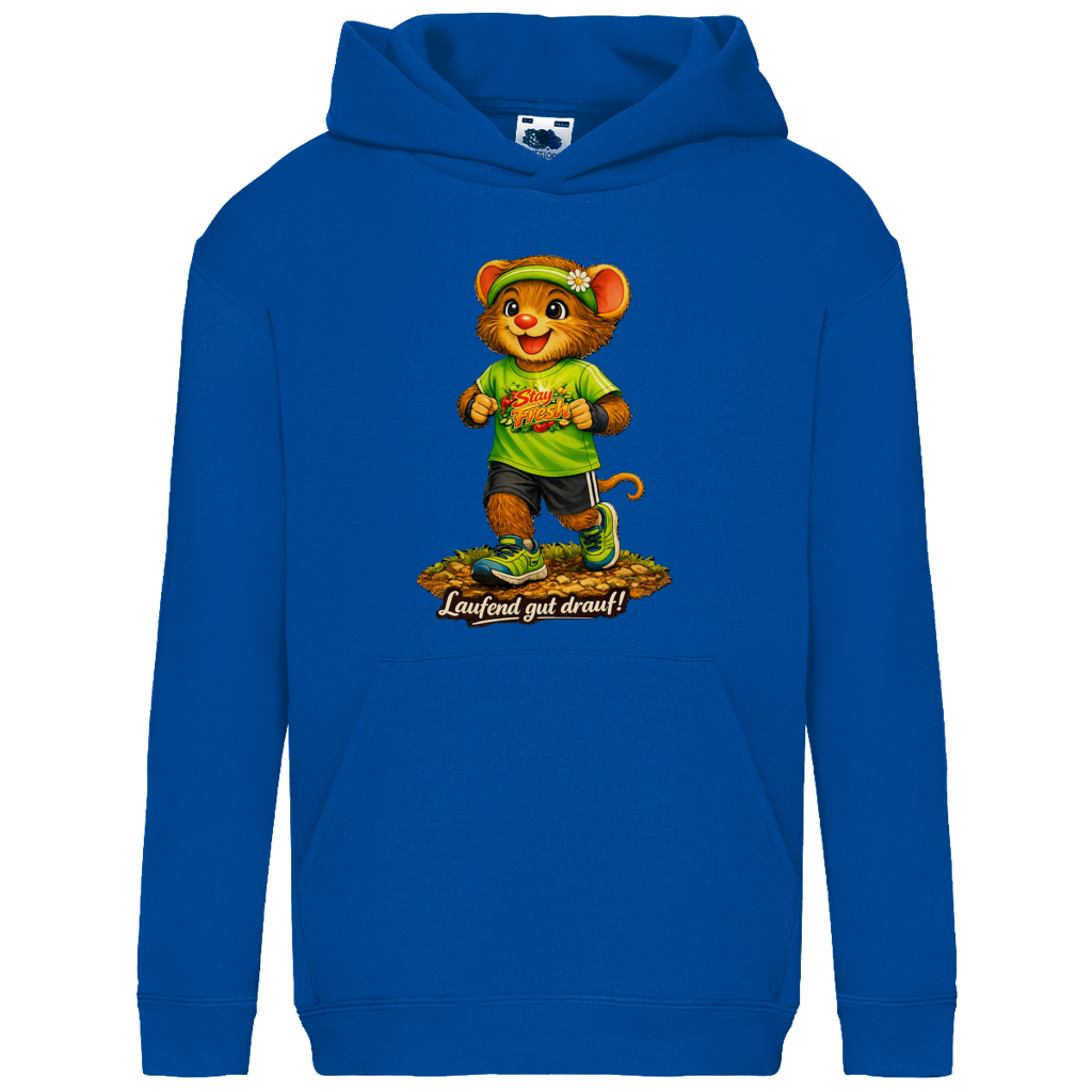 Kids Basic Hoodie Willi als Nordic Walker
