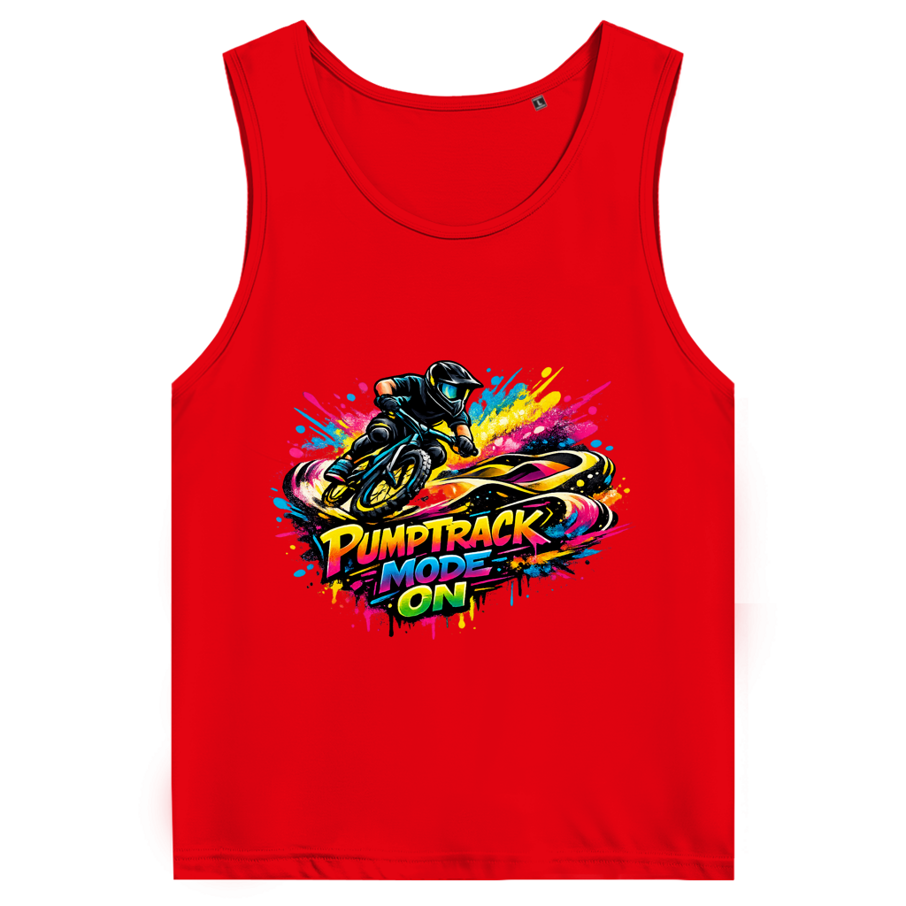 Herren Premium Tank Top Pumptrack - Mode on - Graffiti