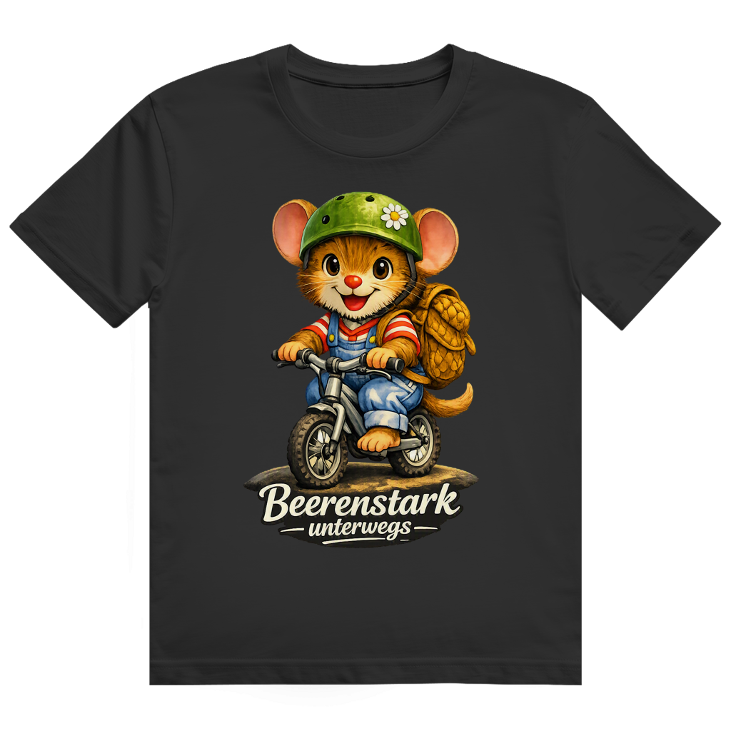 Herren Heavy Cotton T-Shirt Willi - Beerenstark unterwegs