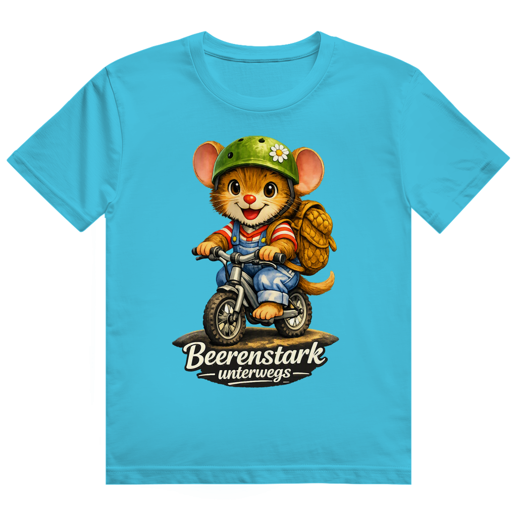 Herren Heavy Cotton T-Shirt Willi - Beerenstark unterwegs