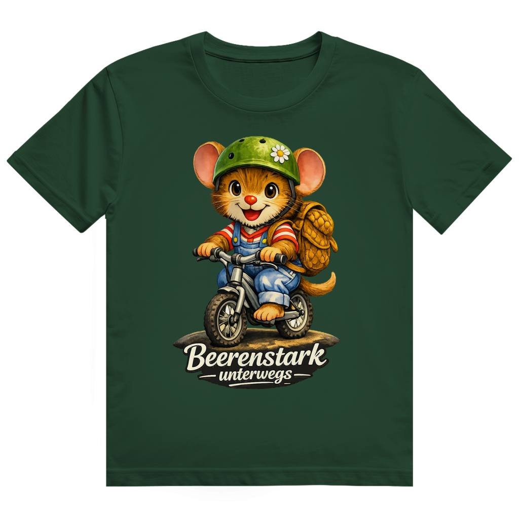 Herren Heavy Cotton T-Shirt Willi - Beerenstark unterwegs