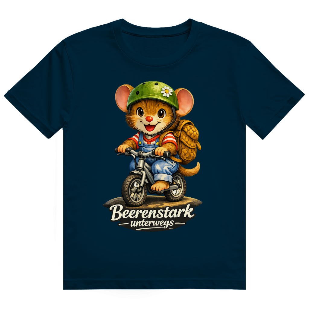 Herren Heavy Cotton T-Shirt Willi - Beerenstark unterwegs