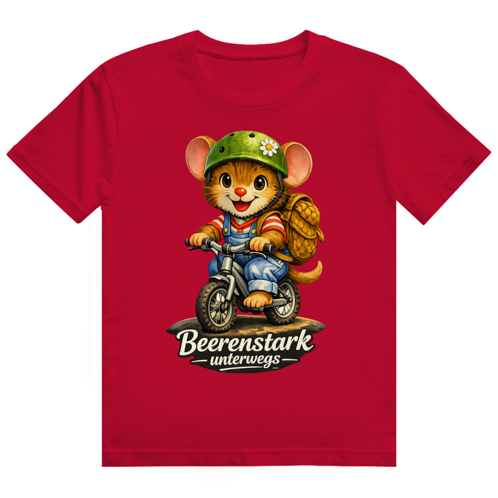 Herren Heavy Cotton T-Shirt Willi - Beerenstark unterwegs