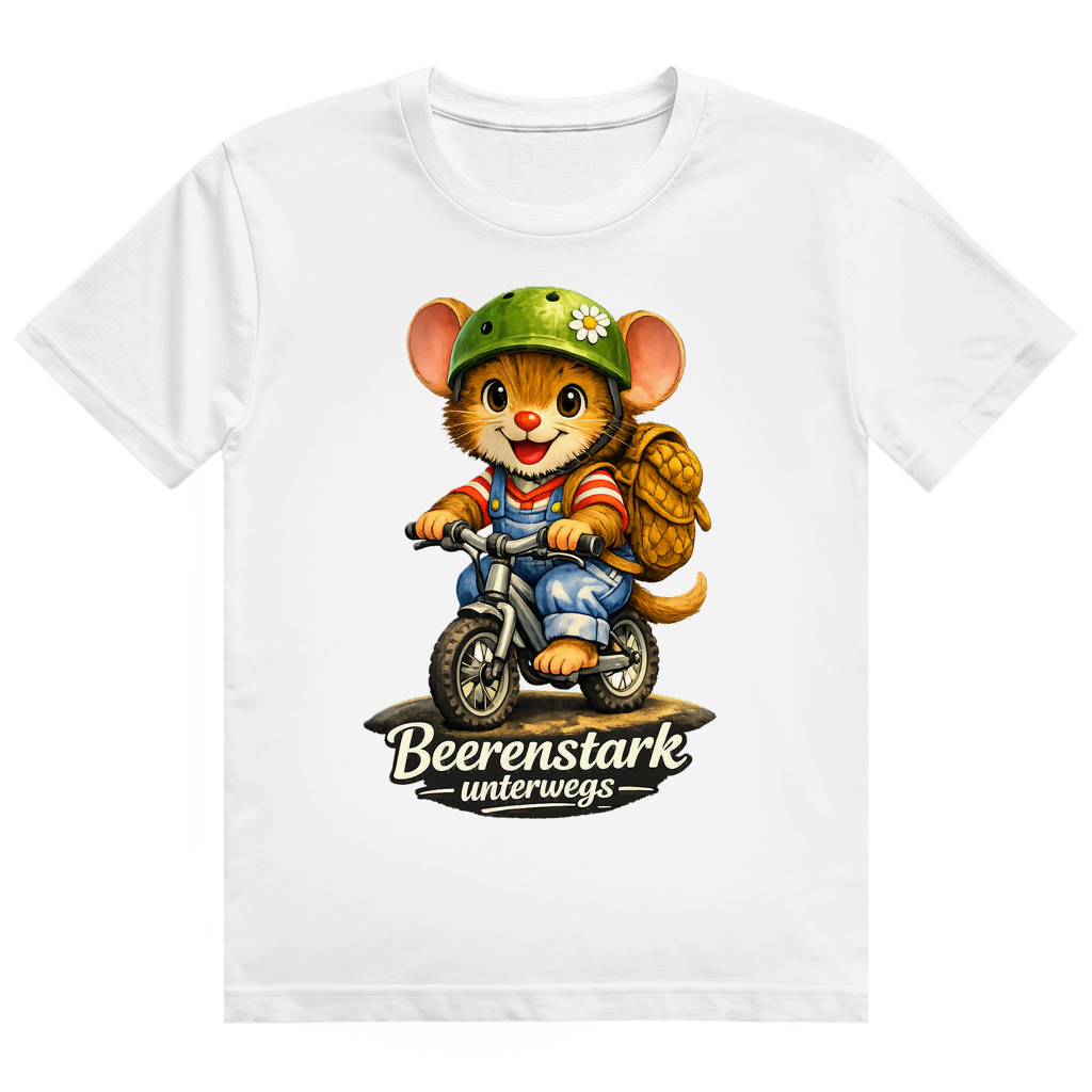 Herren Heavy Cotton T-Shirt Willi - Beerenstark unterwegs