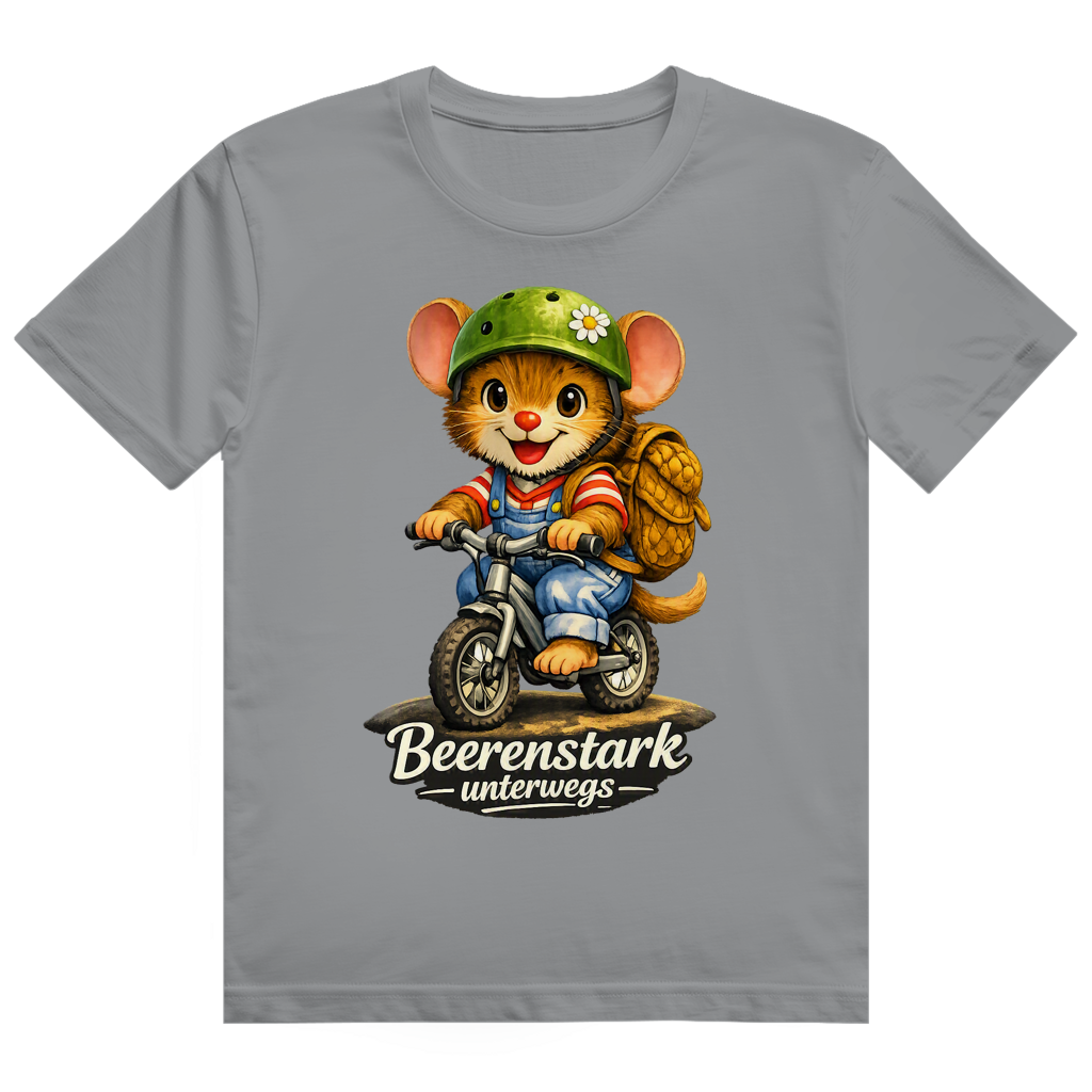 Herren Heavy Cotton T-Shirt Willi - Beerenstark unterwegs