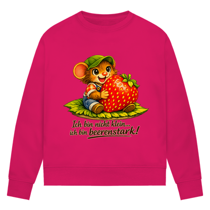 Damen Premium Bio Sweatshirt Willi - Beerenstark 2