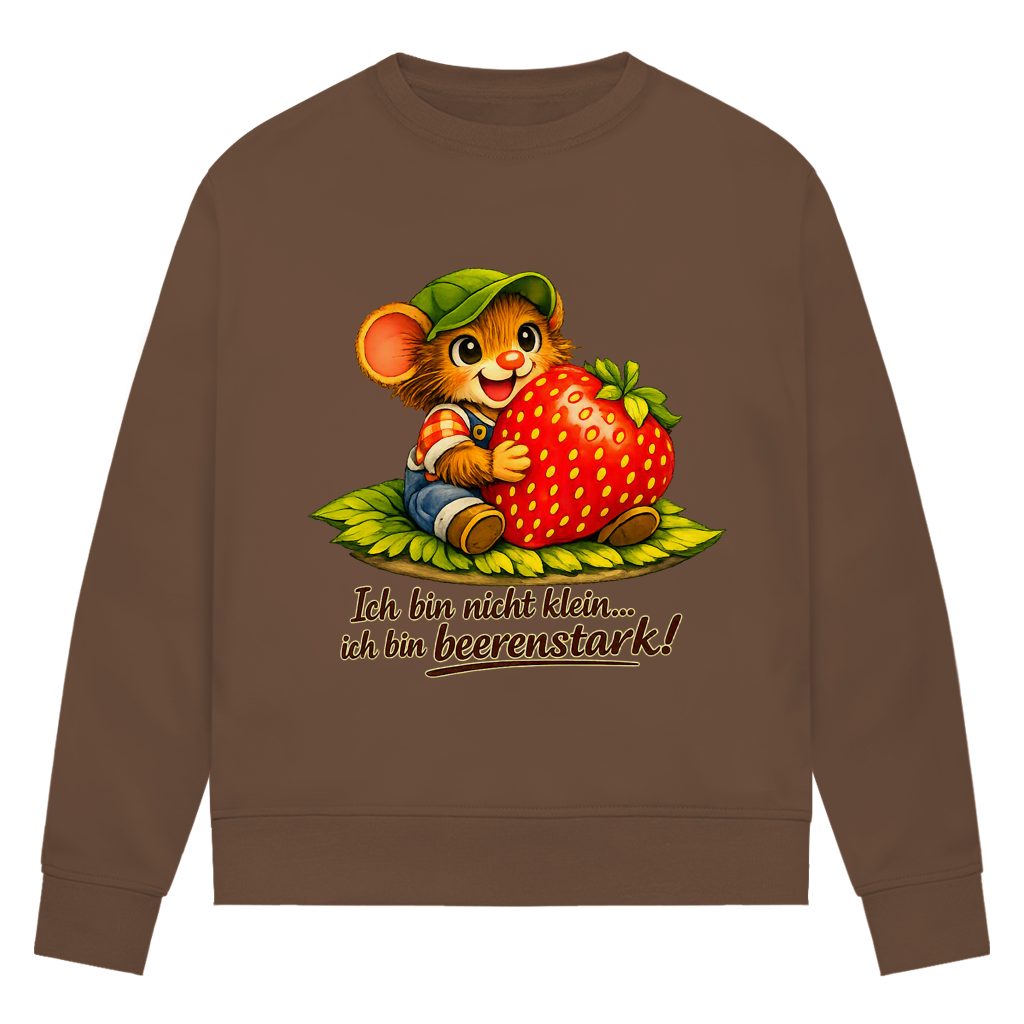 Damen Premium Bio Sweatshirt Willi - Beerenstark 2