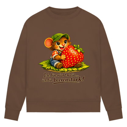 Damen Premium Bio Sweatshirt Willi - Beerenstark 2