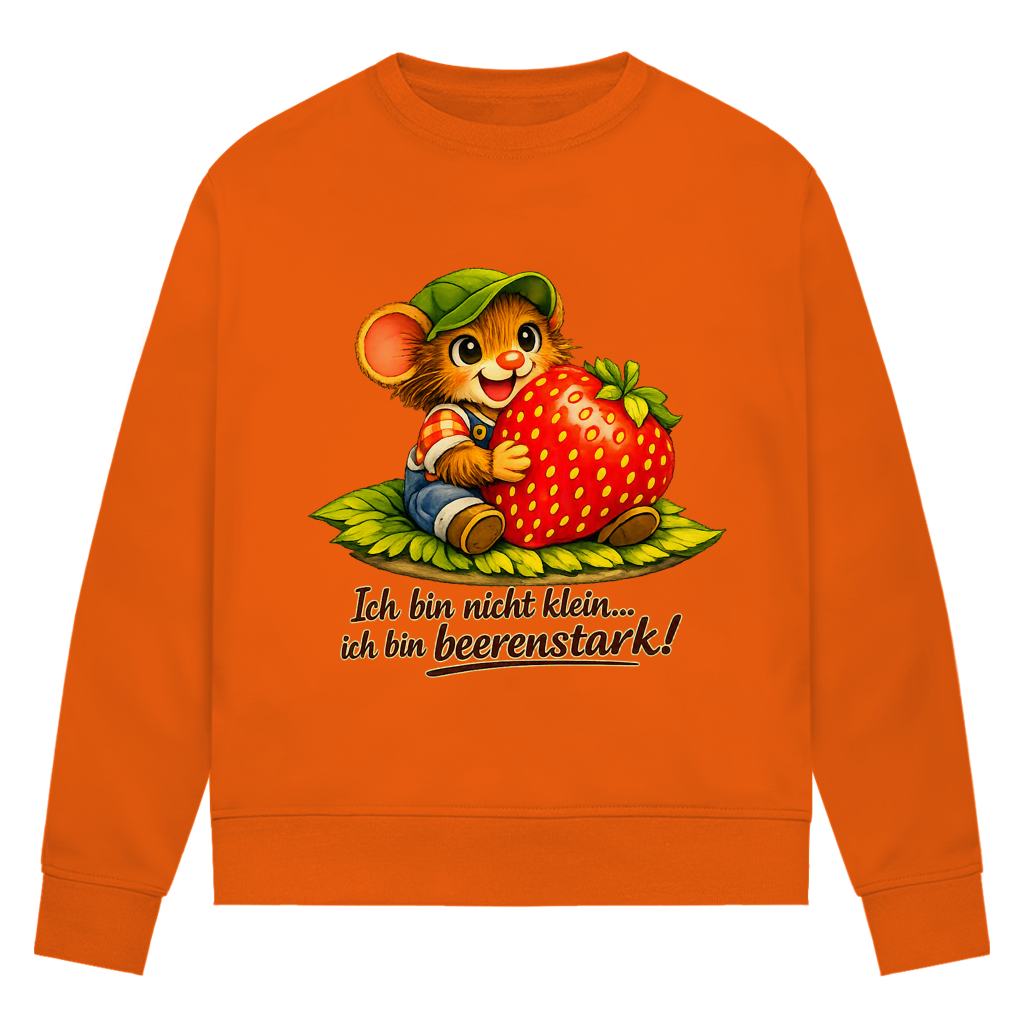 Damen Premium Bio Sweatshirt Willi - Beerenstark 2