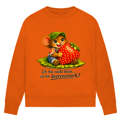 Damen Premium Bio Sweatshirt Willi - Beerenstark 2