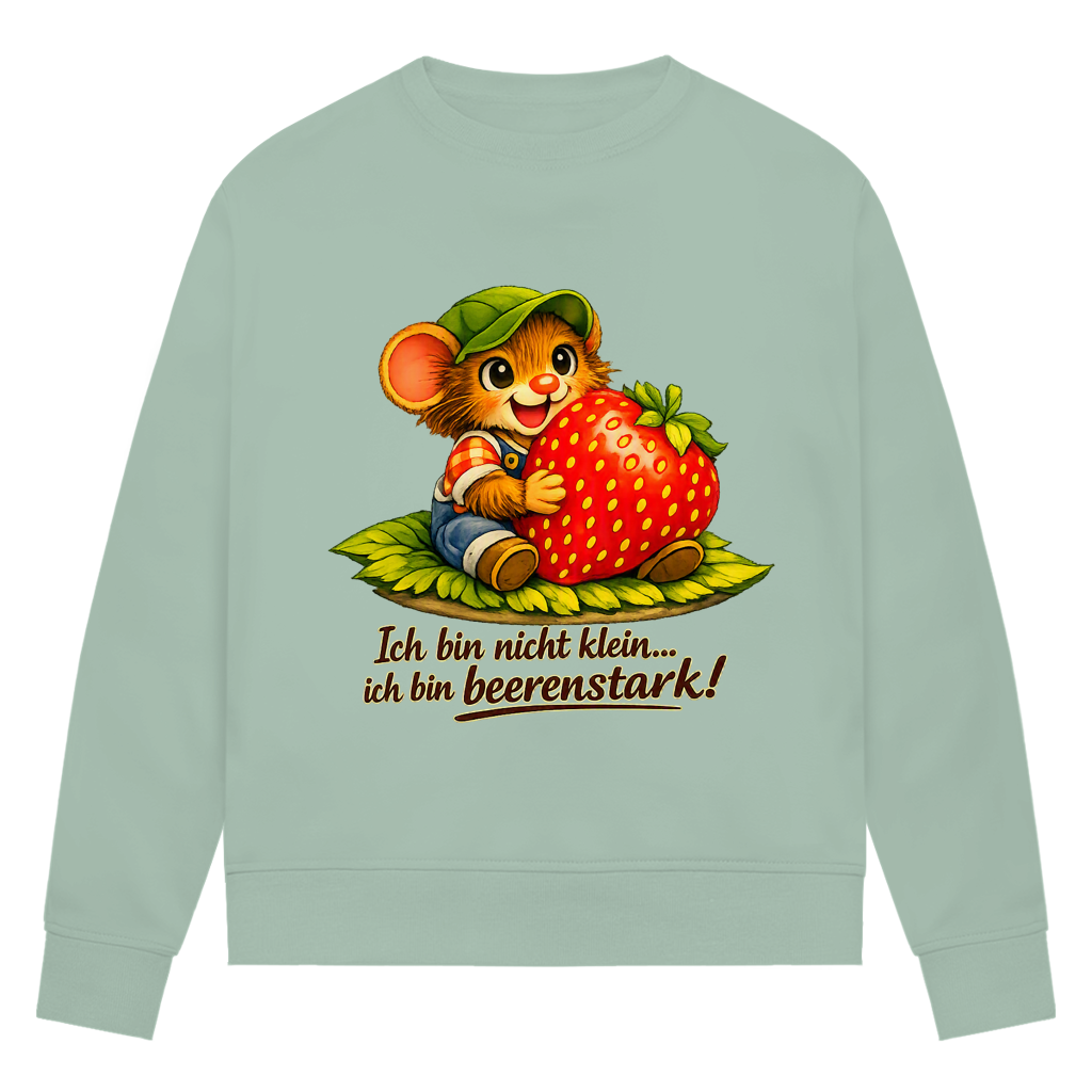 Damen Premium Bio Sweatshirt Willi - Beerenstark 2