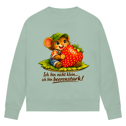 Damen Premium Bio Sweatshirt Willi - Beerenstark 2