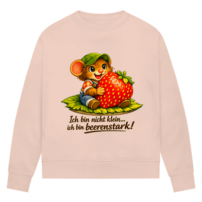 Damen Premium Bio Sweatshirt Willi - Beerenstark 2