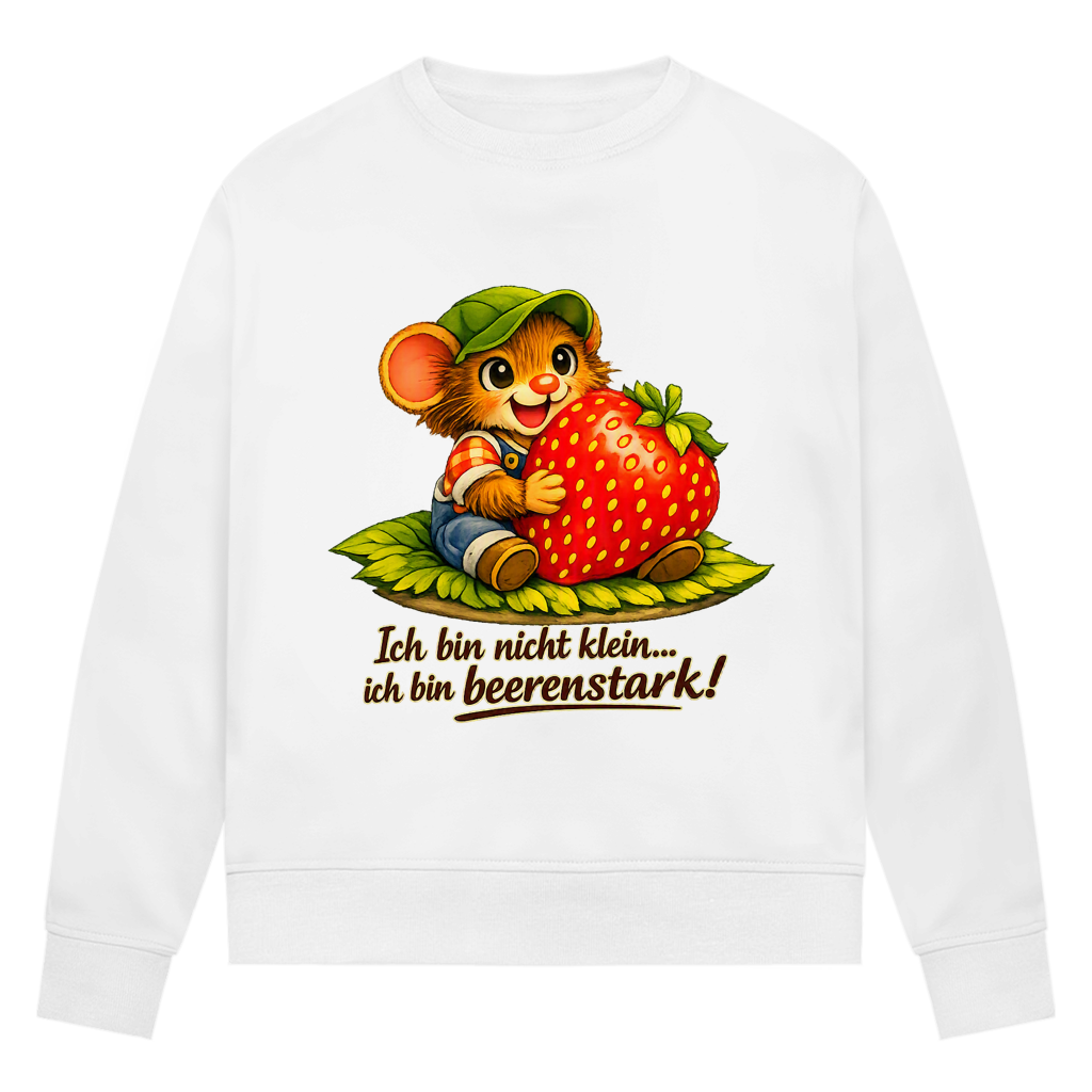 Damen Premium Bio Sweatshirt Willi - Beerenstark 2