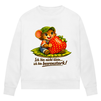 Damen Premium Bio Sweatshirt Willi - Beerenstark 2