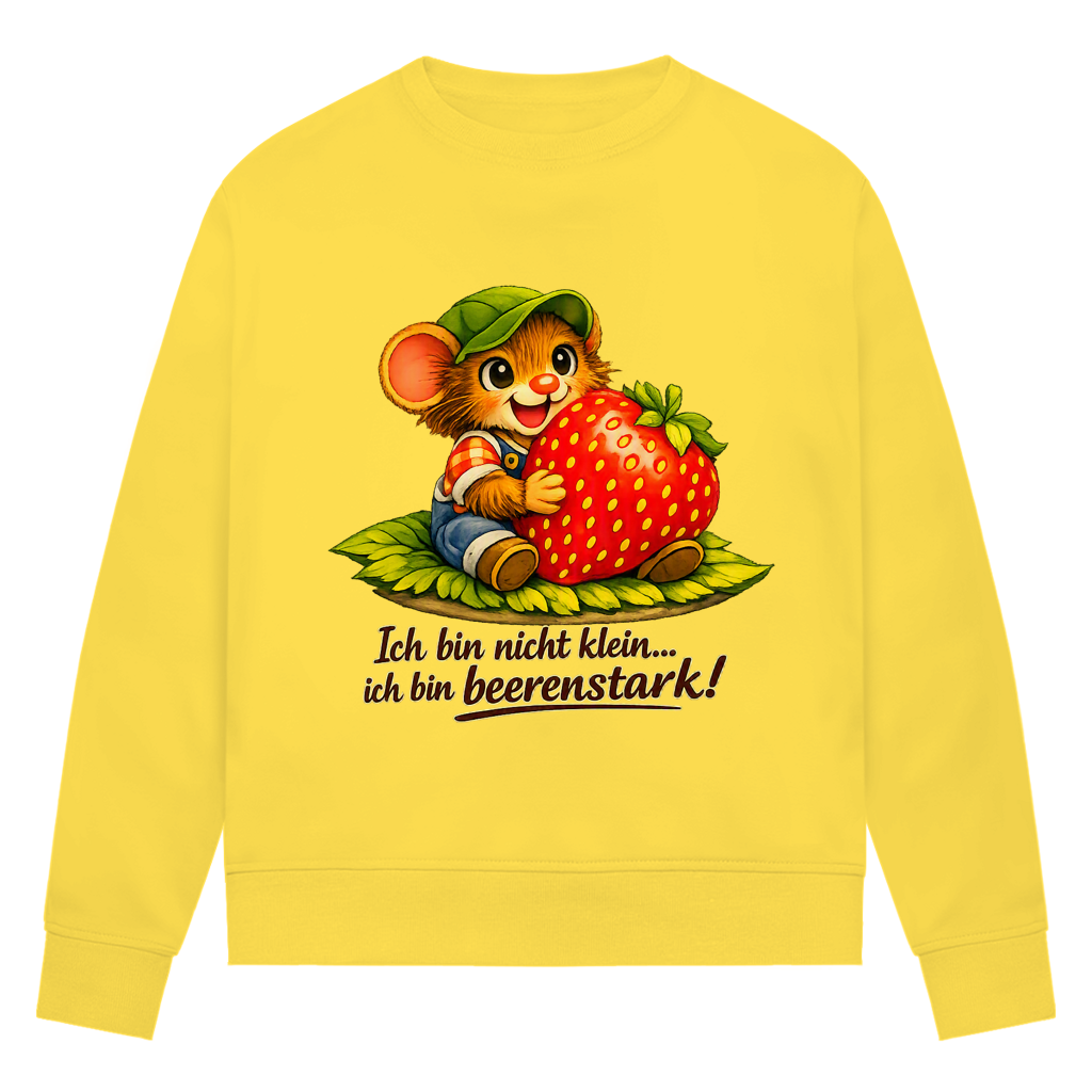 Damen Premium Bio Sweatshirt Willi - Beerenstark 2