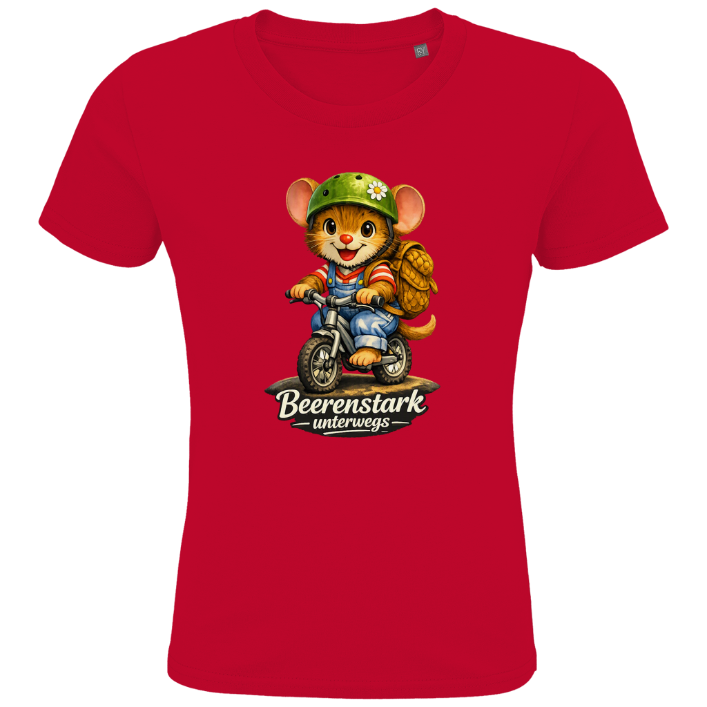 Kids Premium Bio T-Shirt Willi - Beerenstark unterwegs