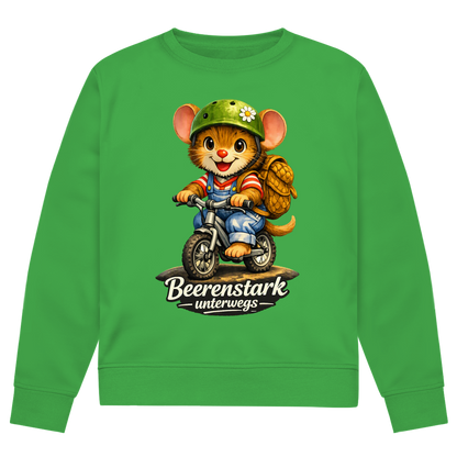 Herren Premium Bio Sweatshirt Willi - Beerenstark unterwegs